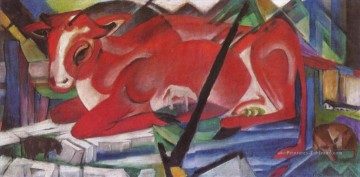 Tableaux abstraits célèbres œuvres - La vache mondiale expressionniste